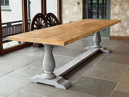 Balustrade Pedestal Table